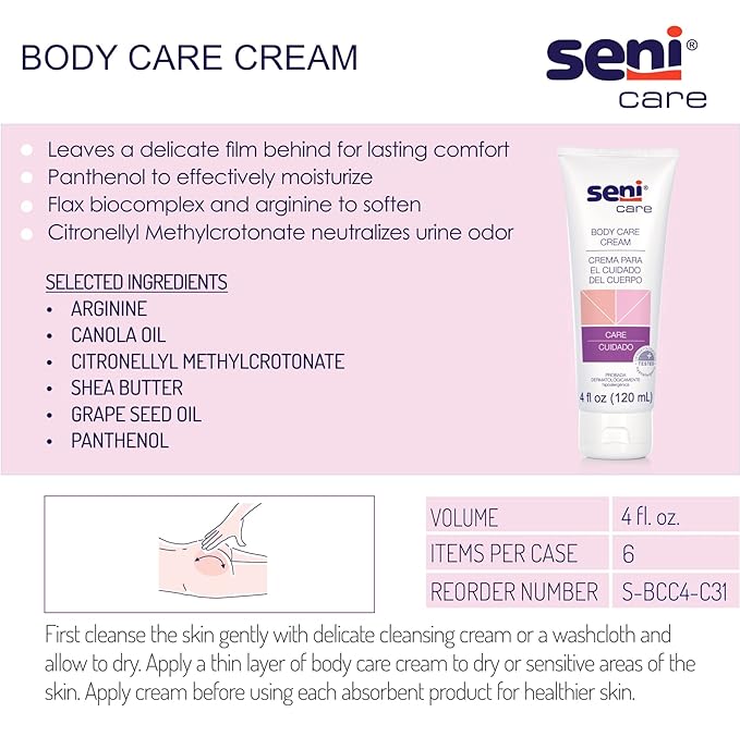 BODY CARE CREAM/ 4 OZ / SENI Care