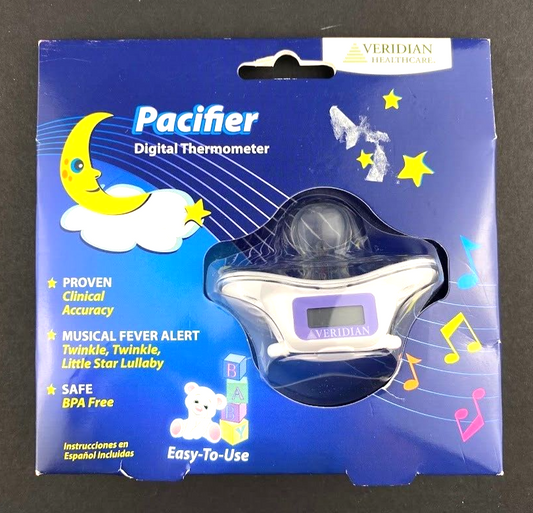 Thermometer Pacifier/ Veridian/ Fever Alert